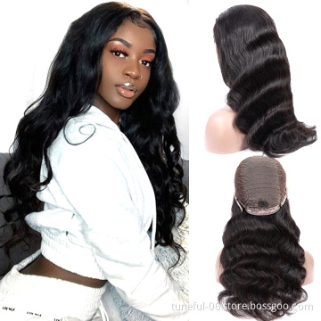Wholesale price Lace Frontal 13x5 Wig Human Hair Wigs 100% Virgin Hair Raw unprocessed Cuticle Aligned Hair For Black Women